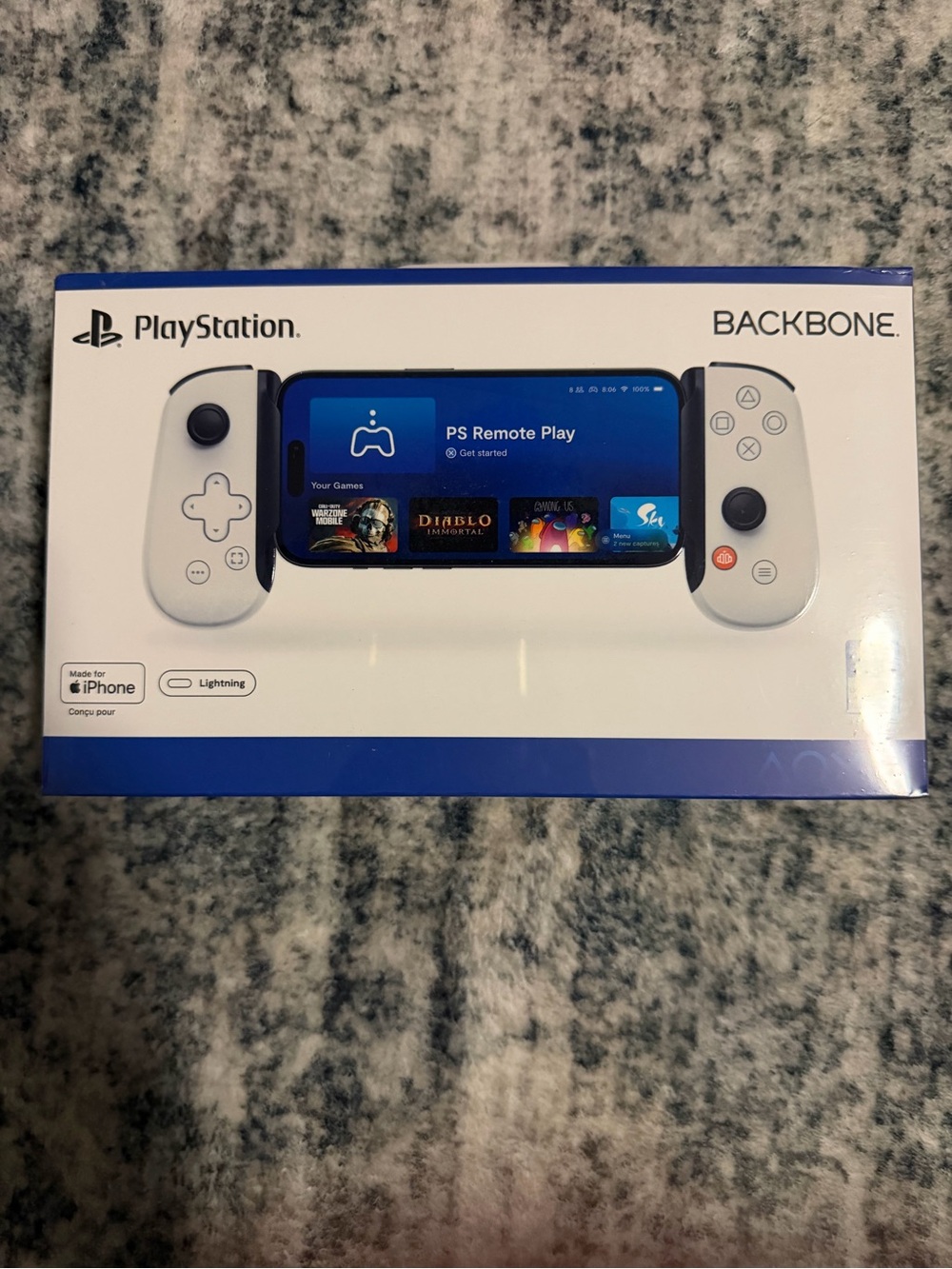 PlayStation-Compatible Mobile Controller - White